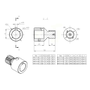 Зубчатая шестерня прямозубая М1.0